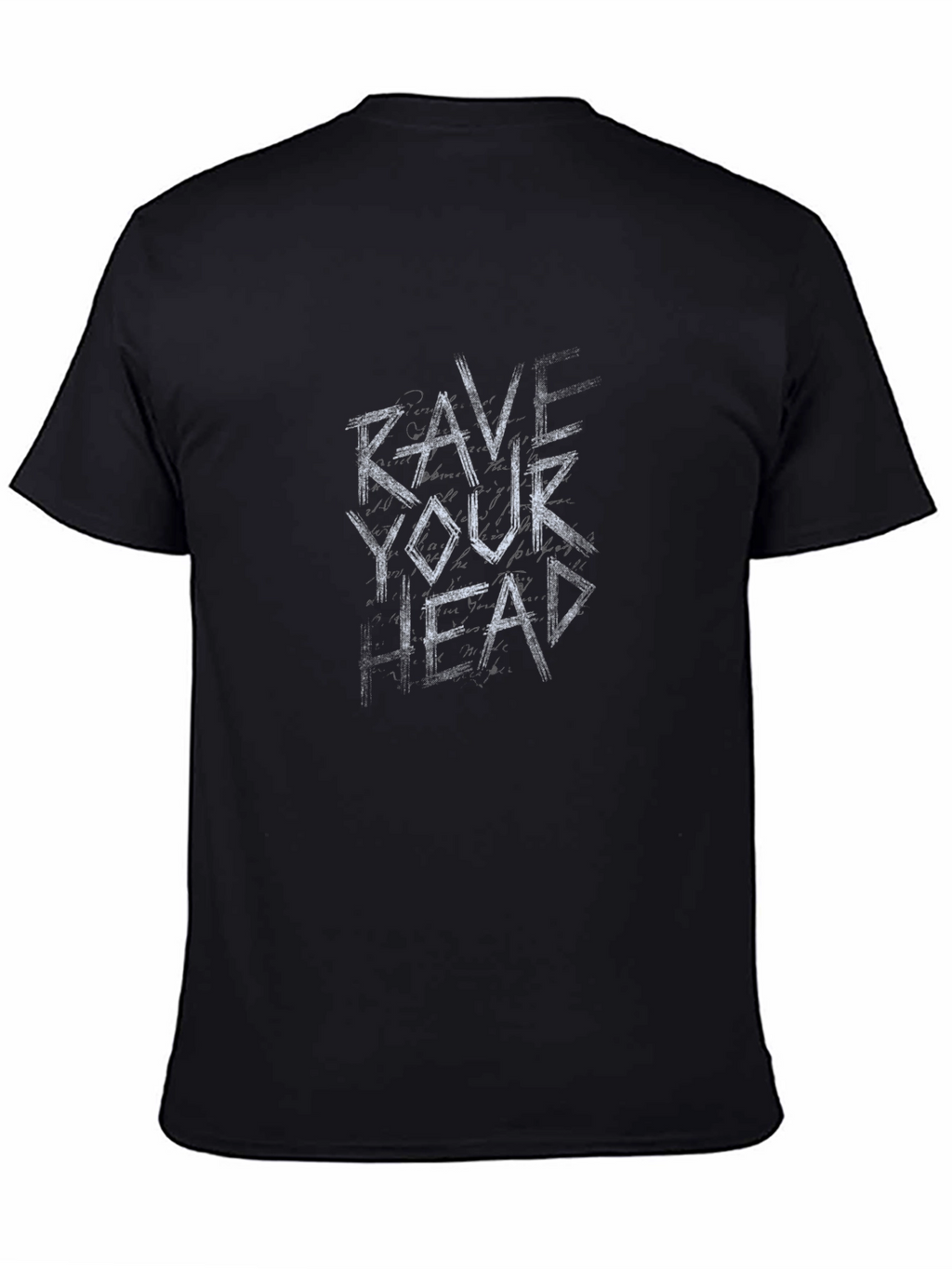 Rave Your Head Black Graphic Tee