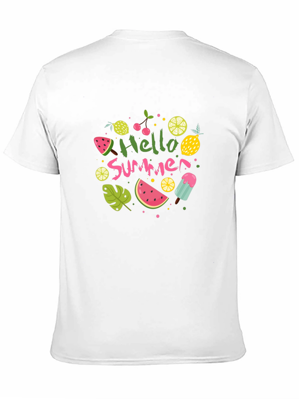 Hello Summer Graphic Tee - Black