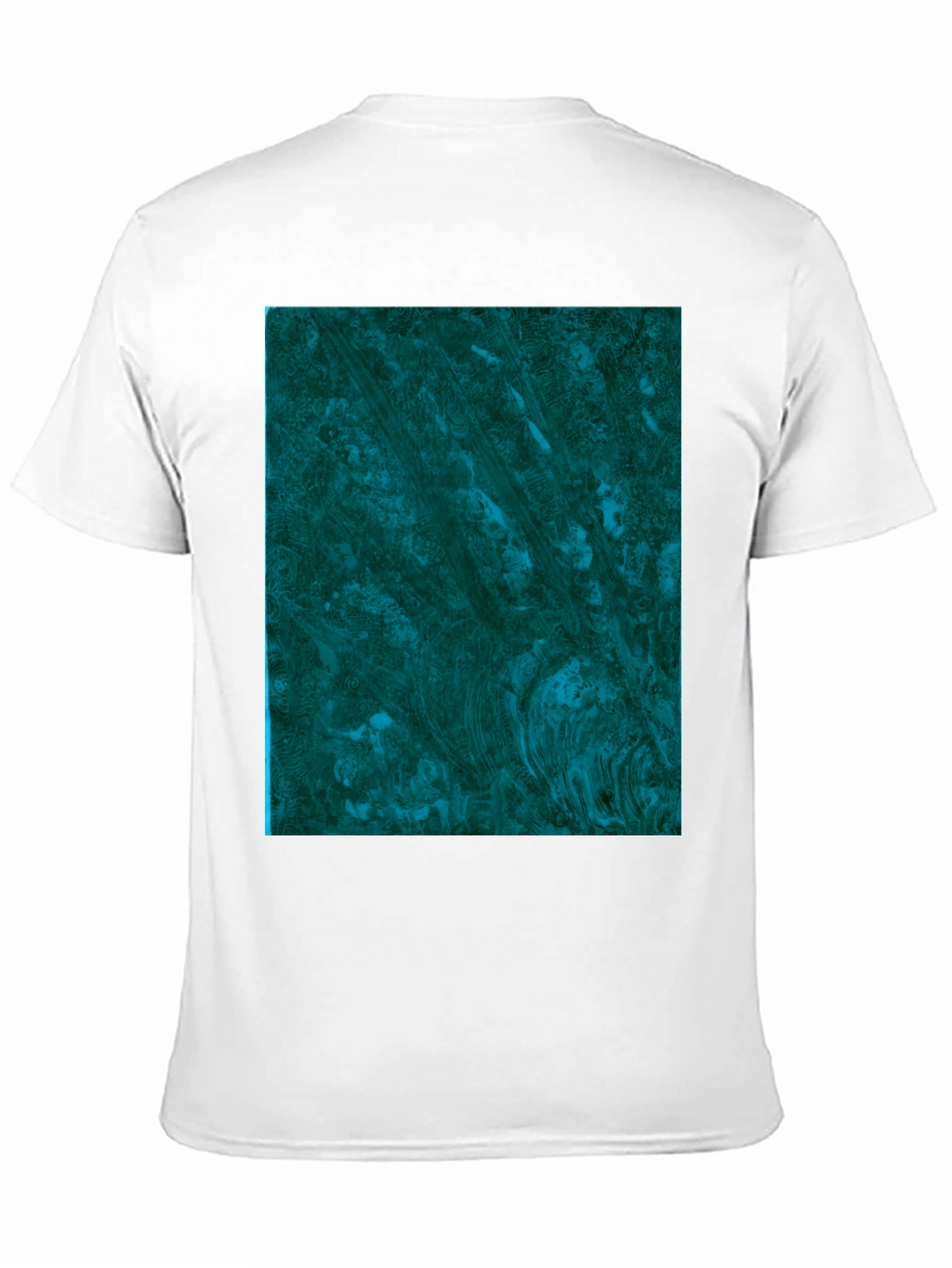 Abstract Emerald Swirl Graphic Tee