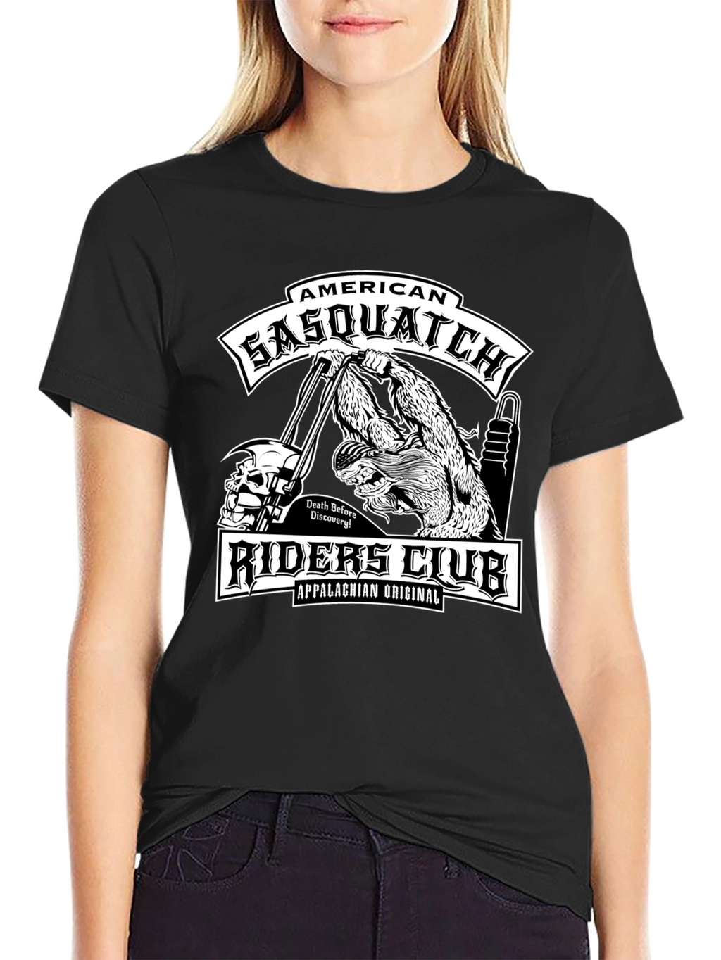 American Sasquatch Riders Club Black T-Shirt