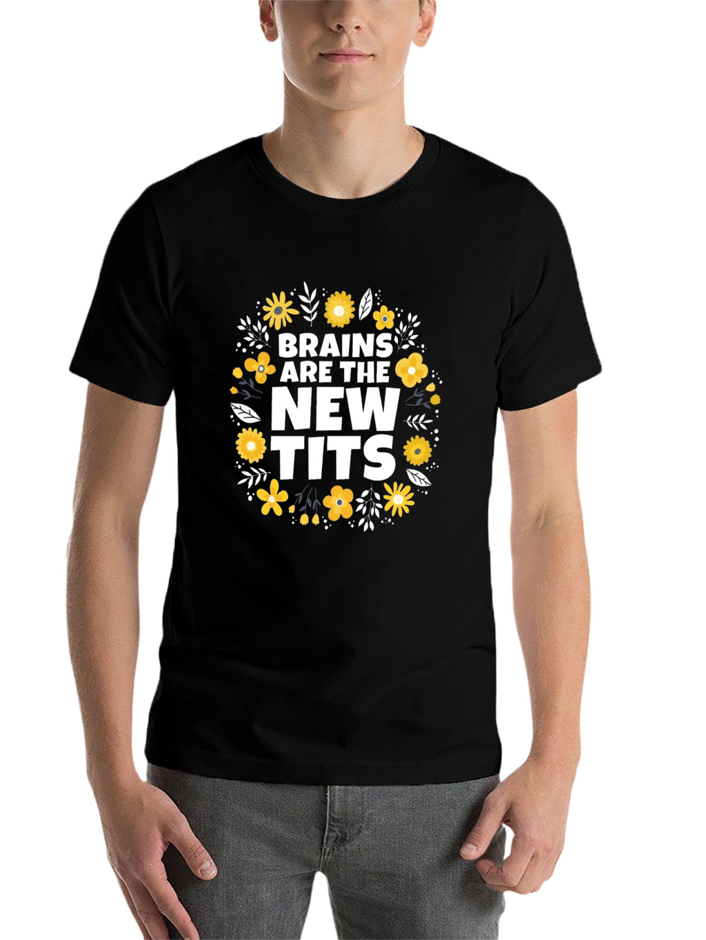 Brains Are The New Tits Graphic Tee