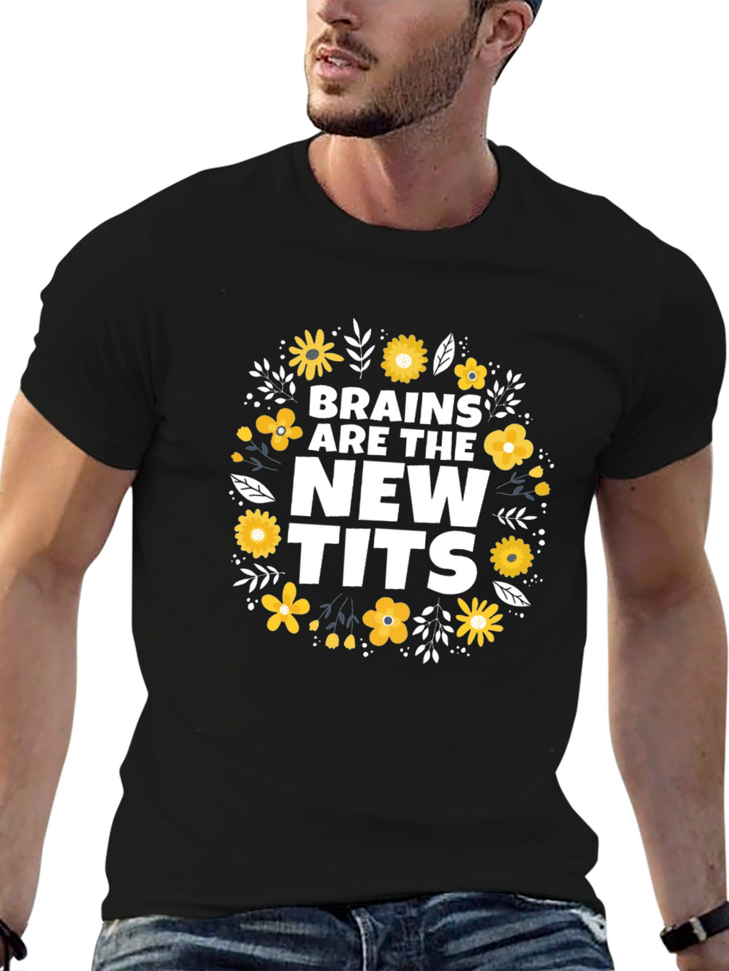 Brains Are The New Tits Graphic Tee
