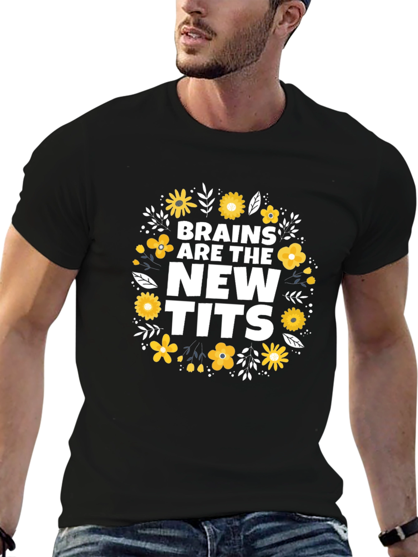 Brains Are The New Tits Graphic Tee