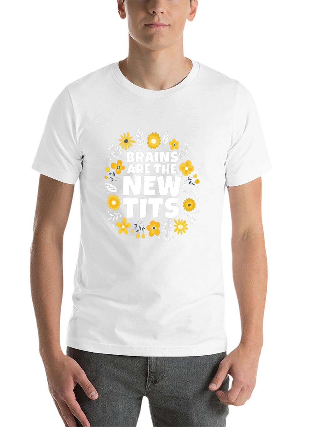 Brains Are The New Tits Graphic Tee