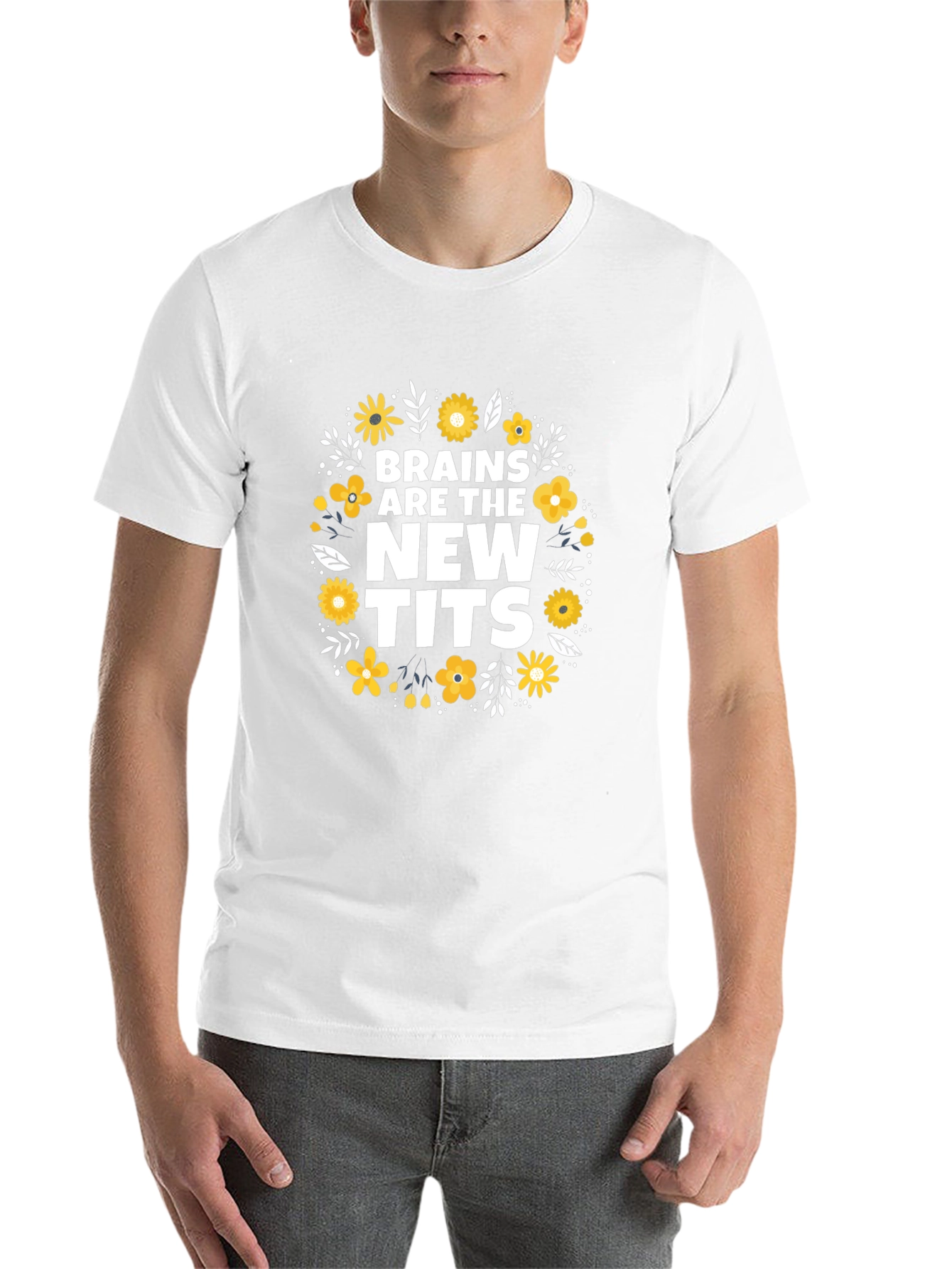 Brains Are The New Tits Graphic Tee