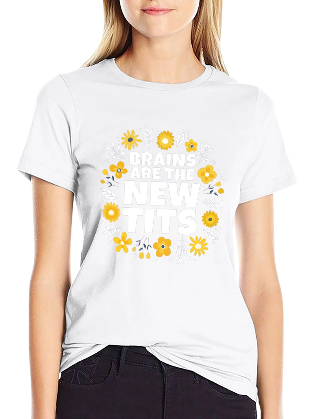 Brains Are The New Tits Graphic Tee
