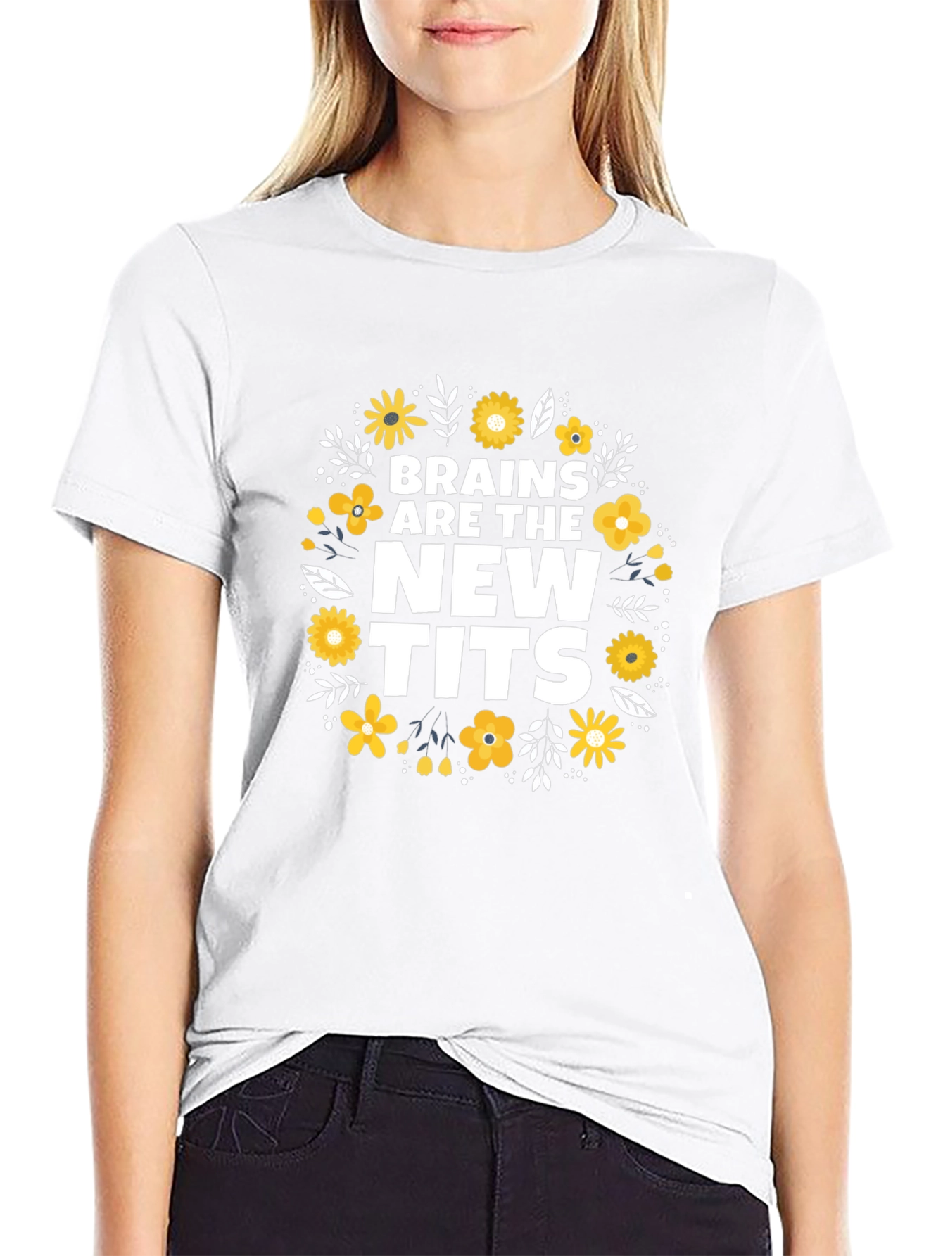 Brains Are The New Tits Graphic Tee