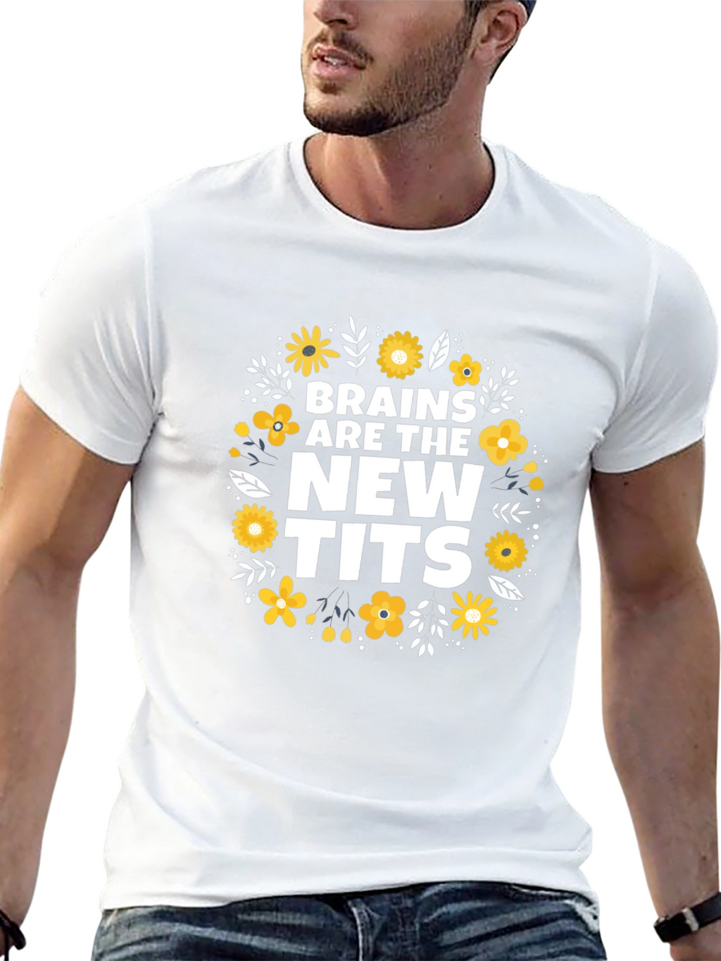 Brains Are The New Tits Graphic Tee