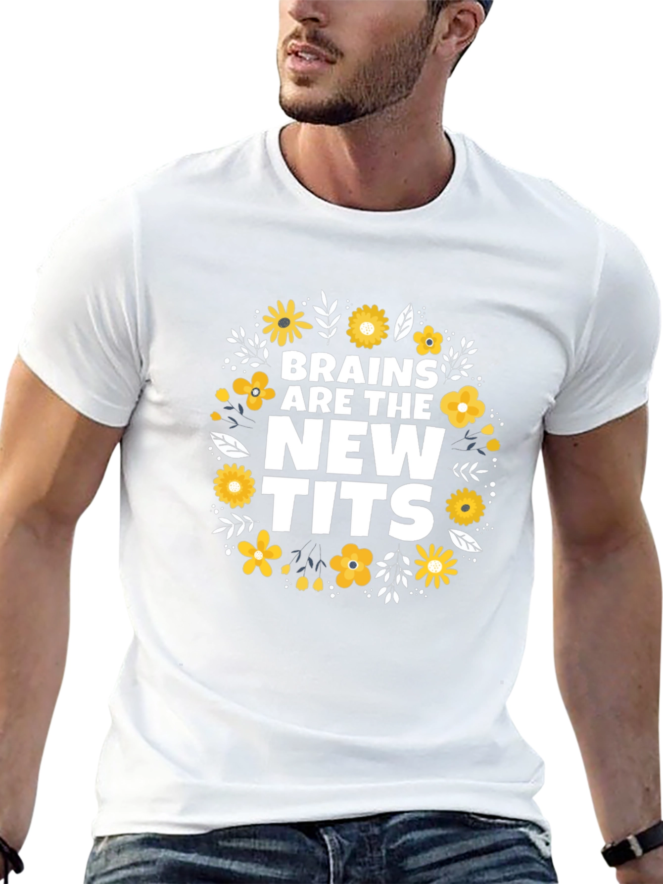 Brains Are The New Tits Graphic Tee
