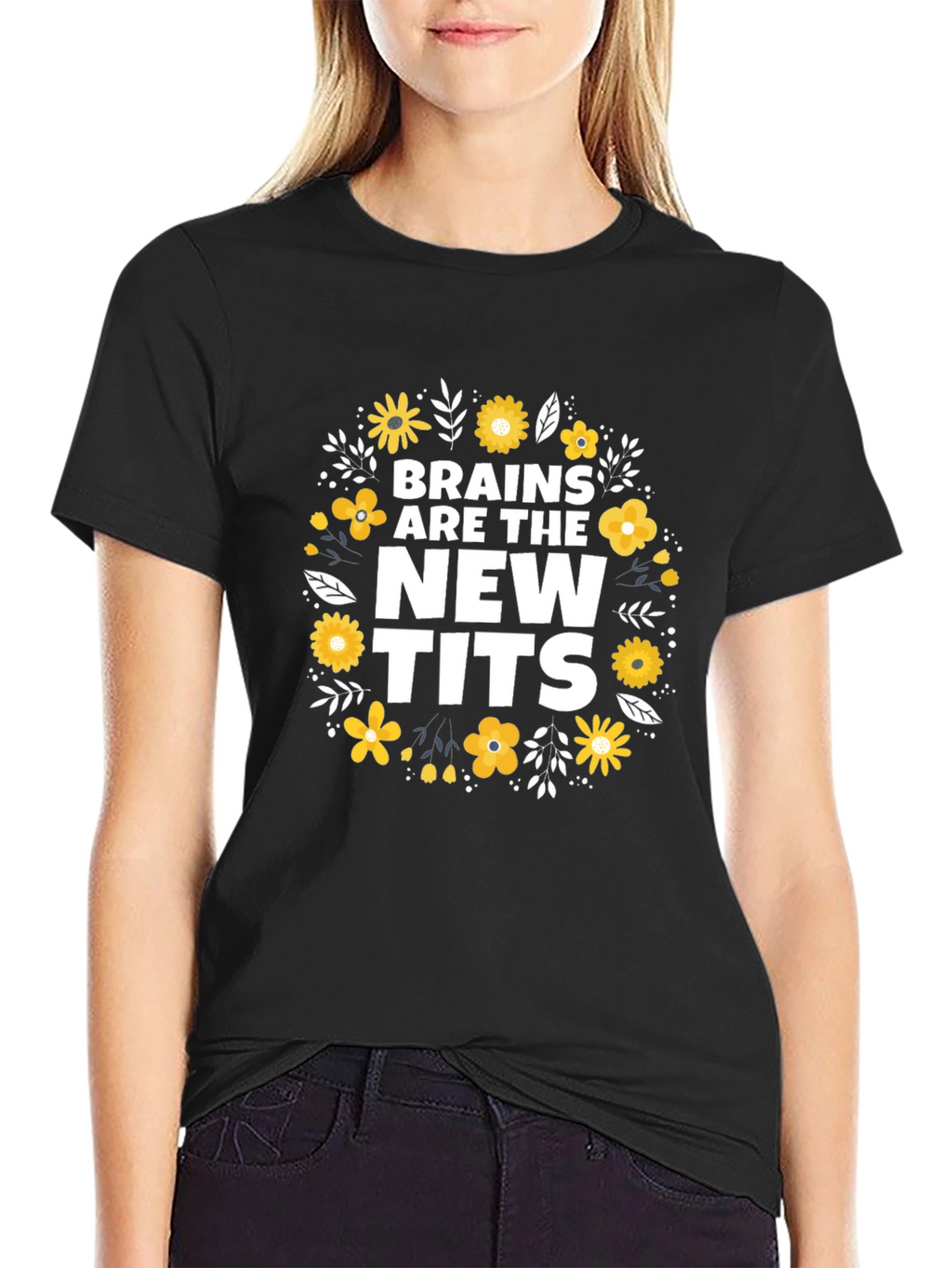 Brains Are The New Tits Graphic Tee