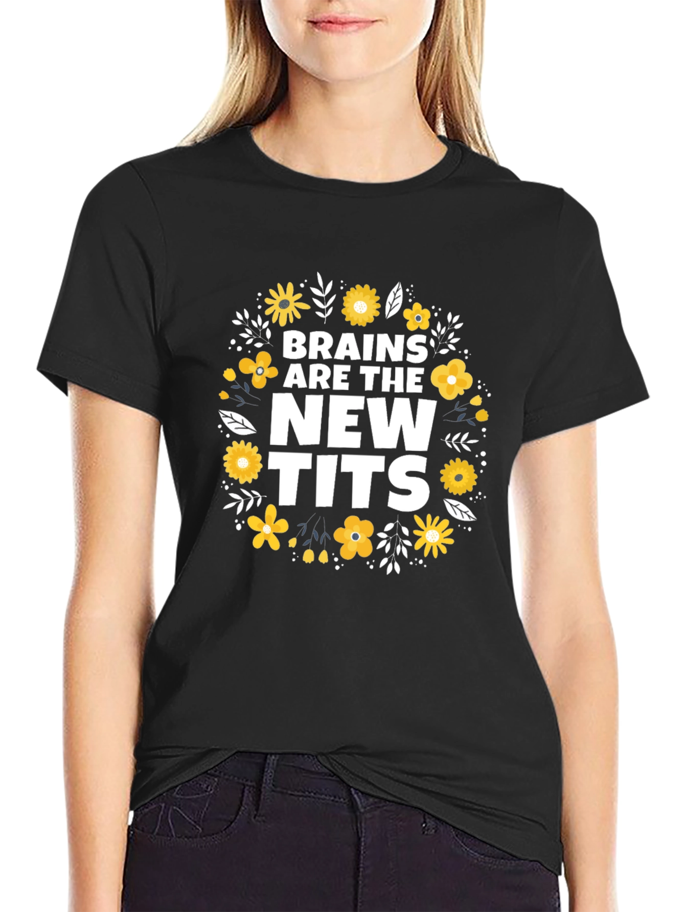 Brains Are The New Tits Graphic Tee