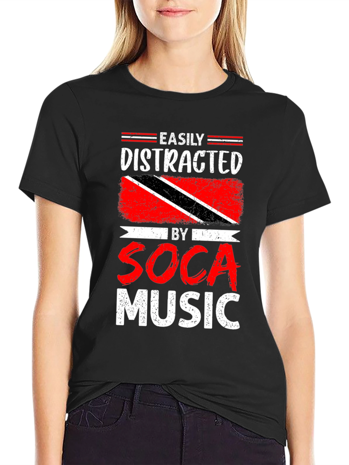 Easily Distracted by Soca Music T-Shirt