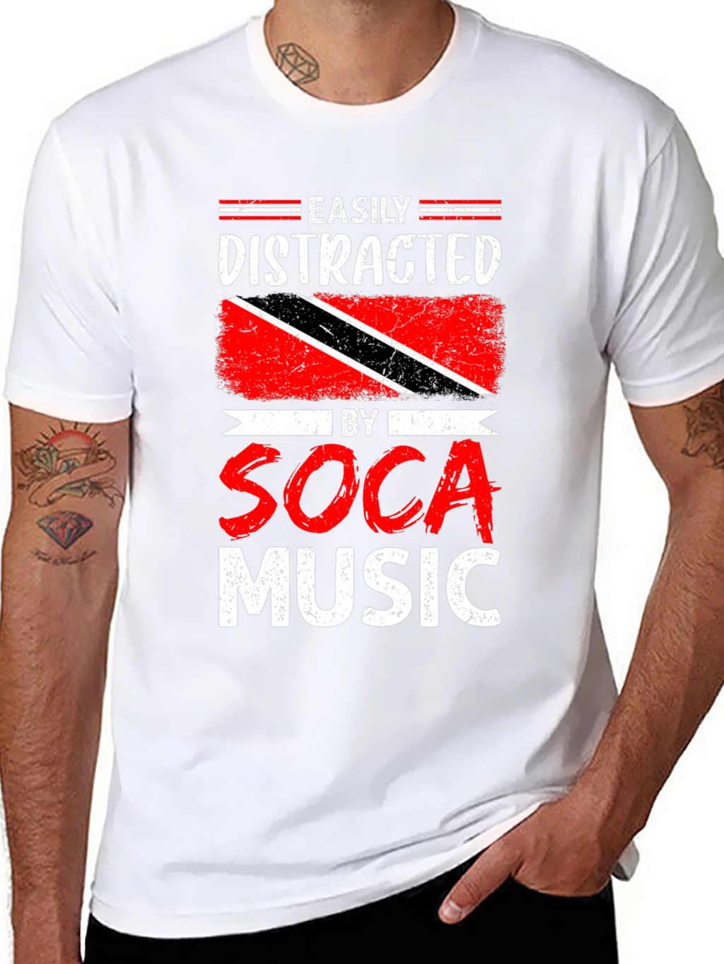Easily Distracted by Soca Music T-Shirt