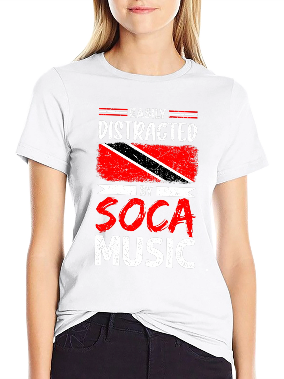 Easily Distracted by Soca Music T-Shirt