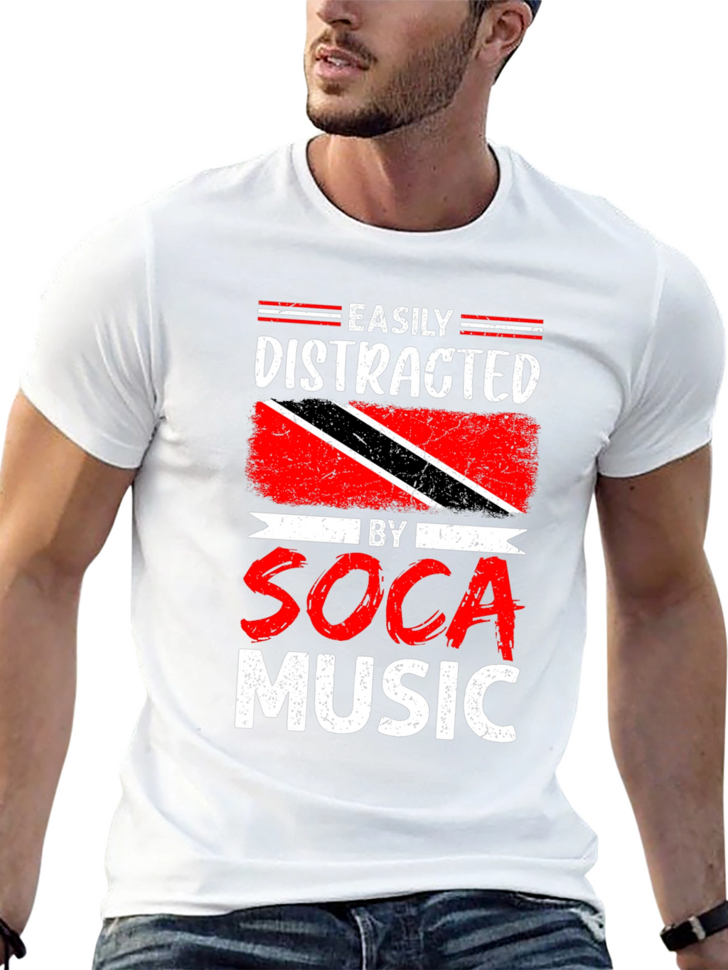Easily Distracted by Soca Music T-Shirt