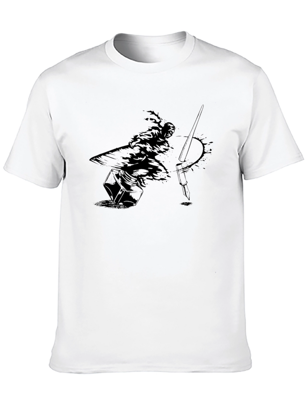 Ink Warrior Graphic Tee - Black