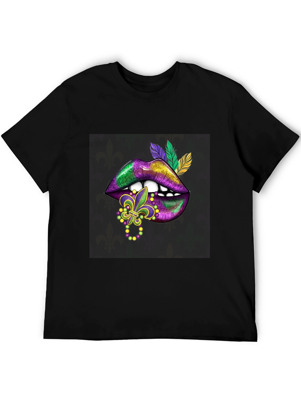 Mardi Gras Lips T-Shirt