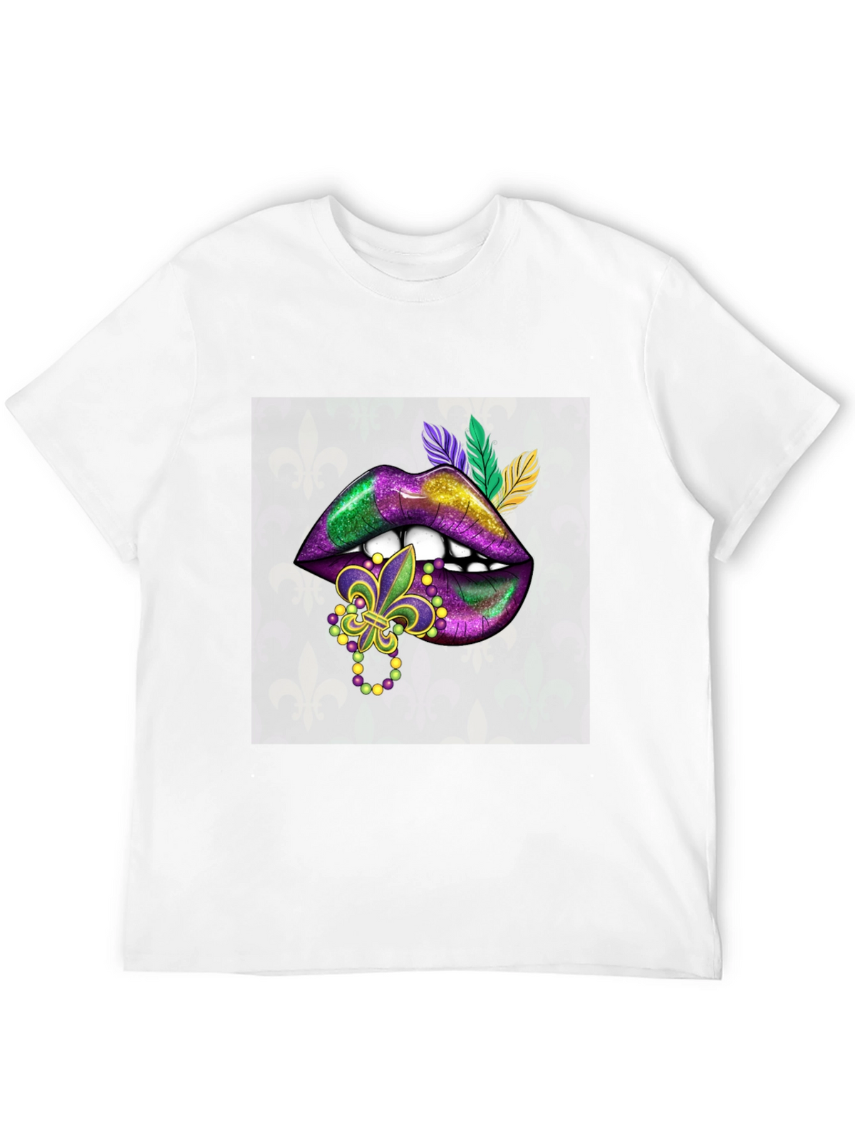 Mardi Gras Lips T-Shirt