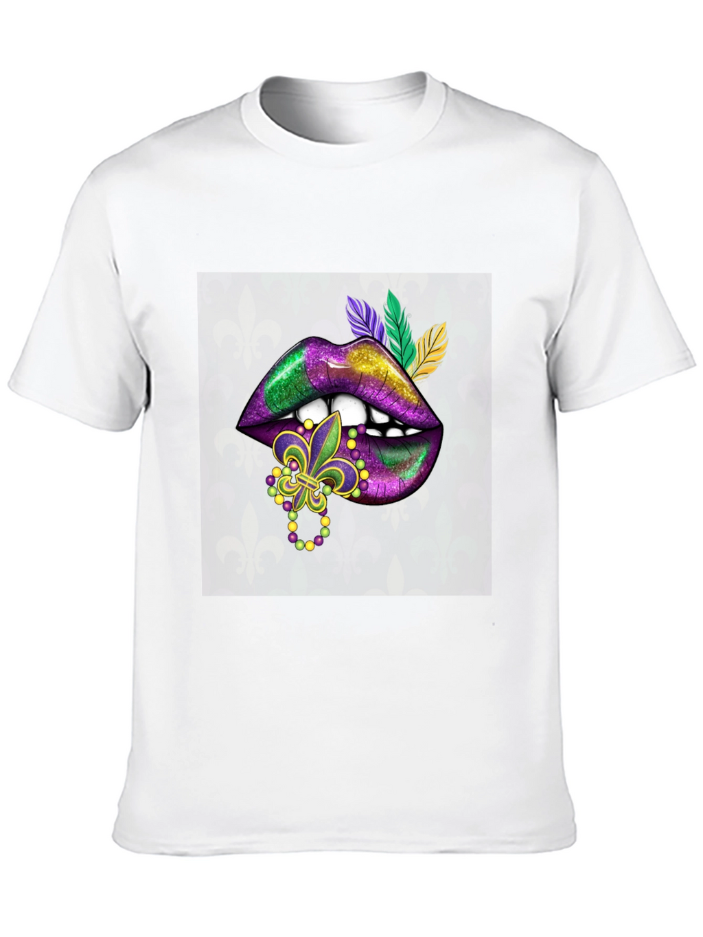 Mardi Gras Lips T-Shirt