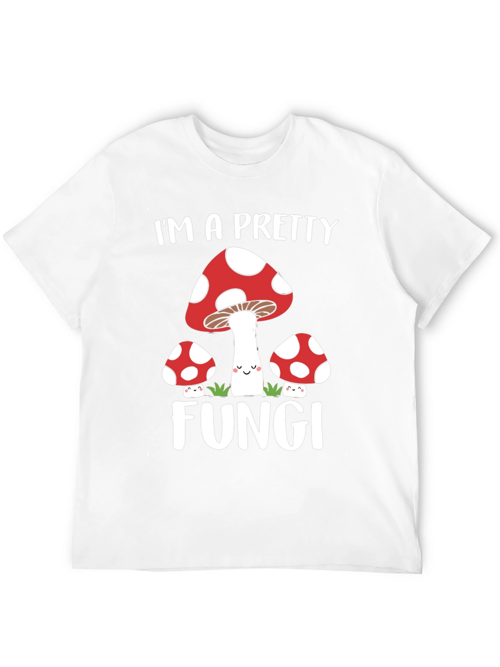 Pretty Fungi Graphic Tee - Unique Mushroom Design