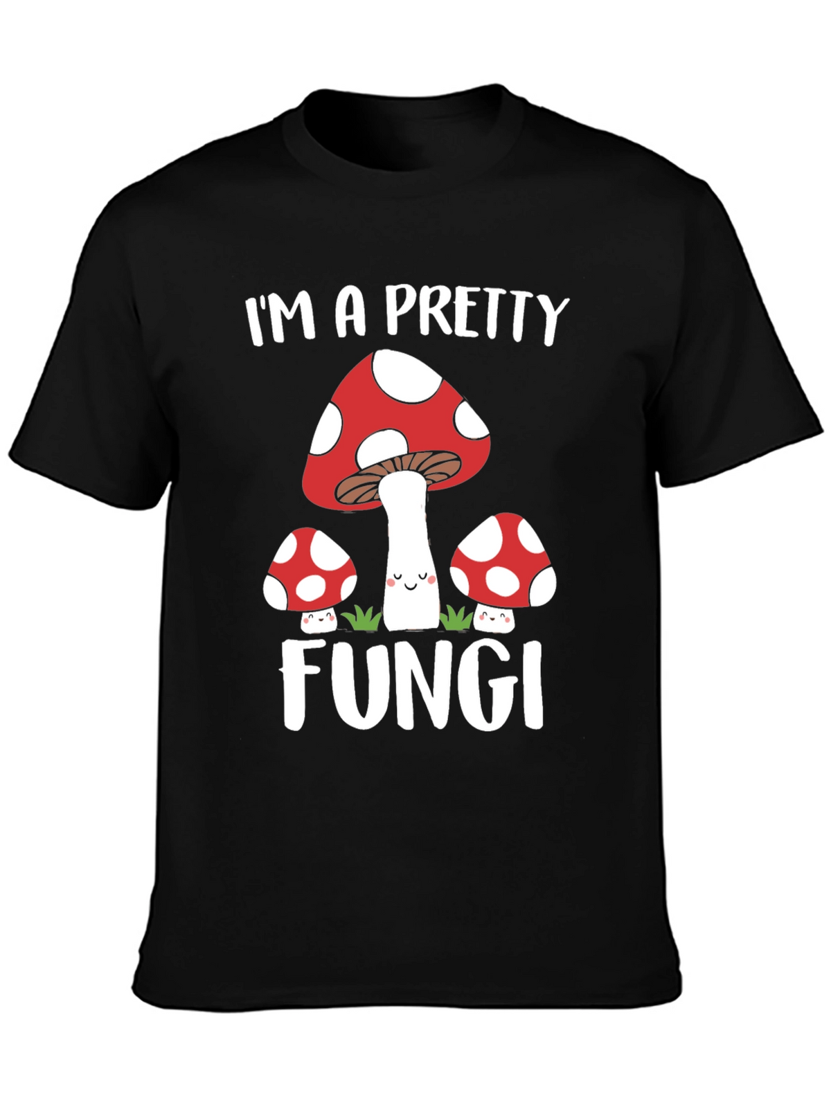 Pretty Fungi Graphic Tee - Unique Mushroom Design