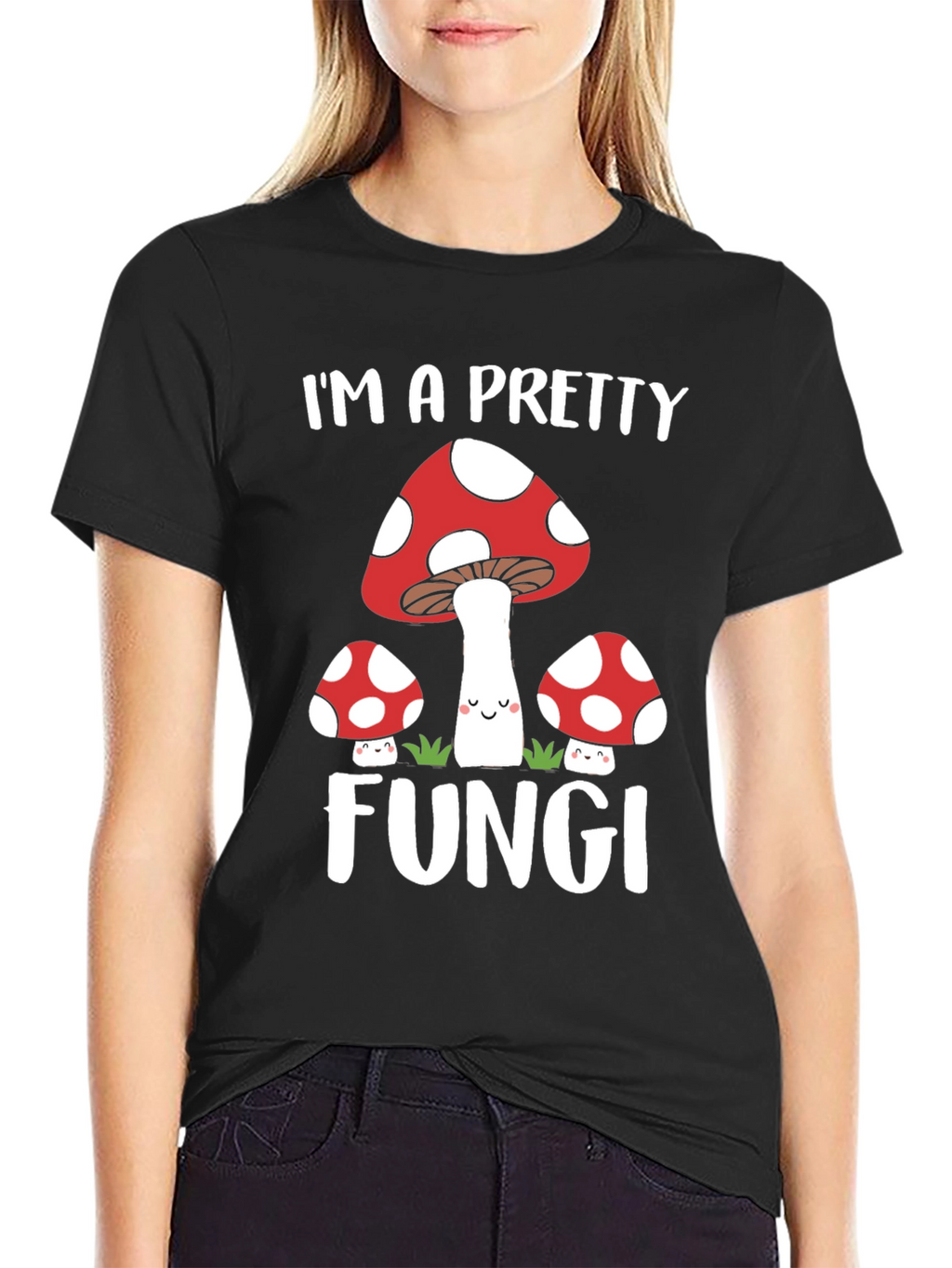 Pretty Fungi Graphic Tee - Unique Mushroom Design