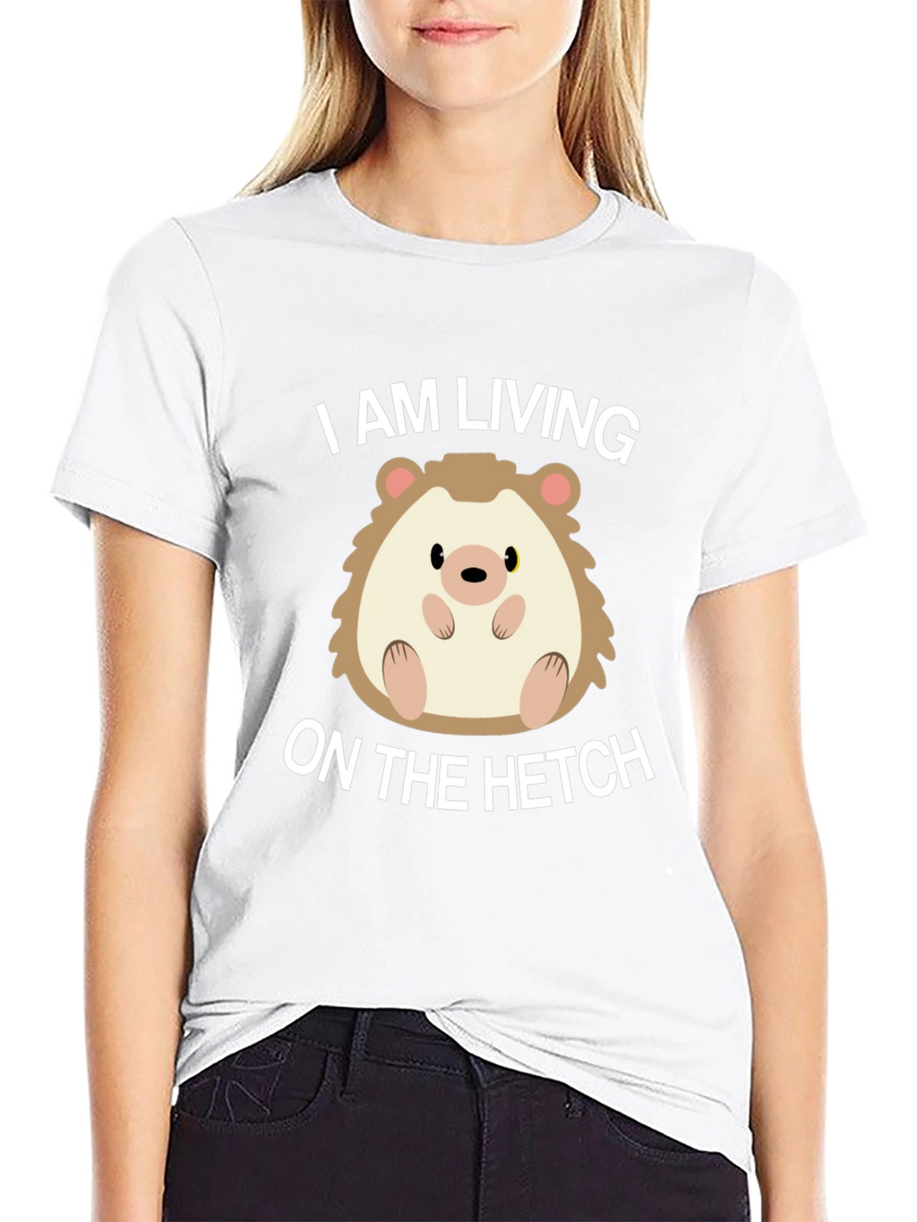 Living on the Hetch Hedgehog T-Shirt