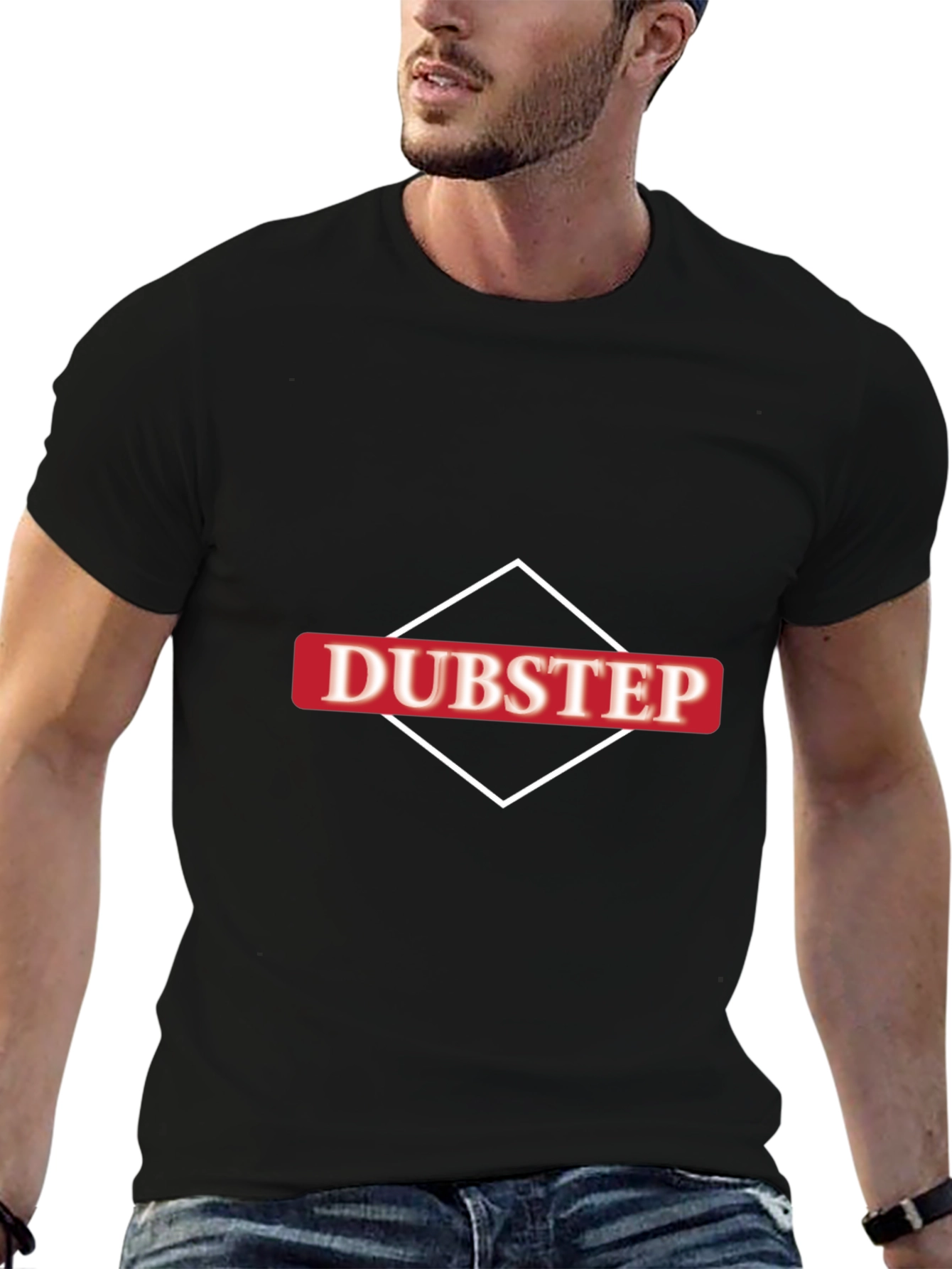 Dubstep Graphic Tee - Mens Black T-Shirt