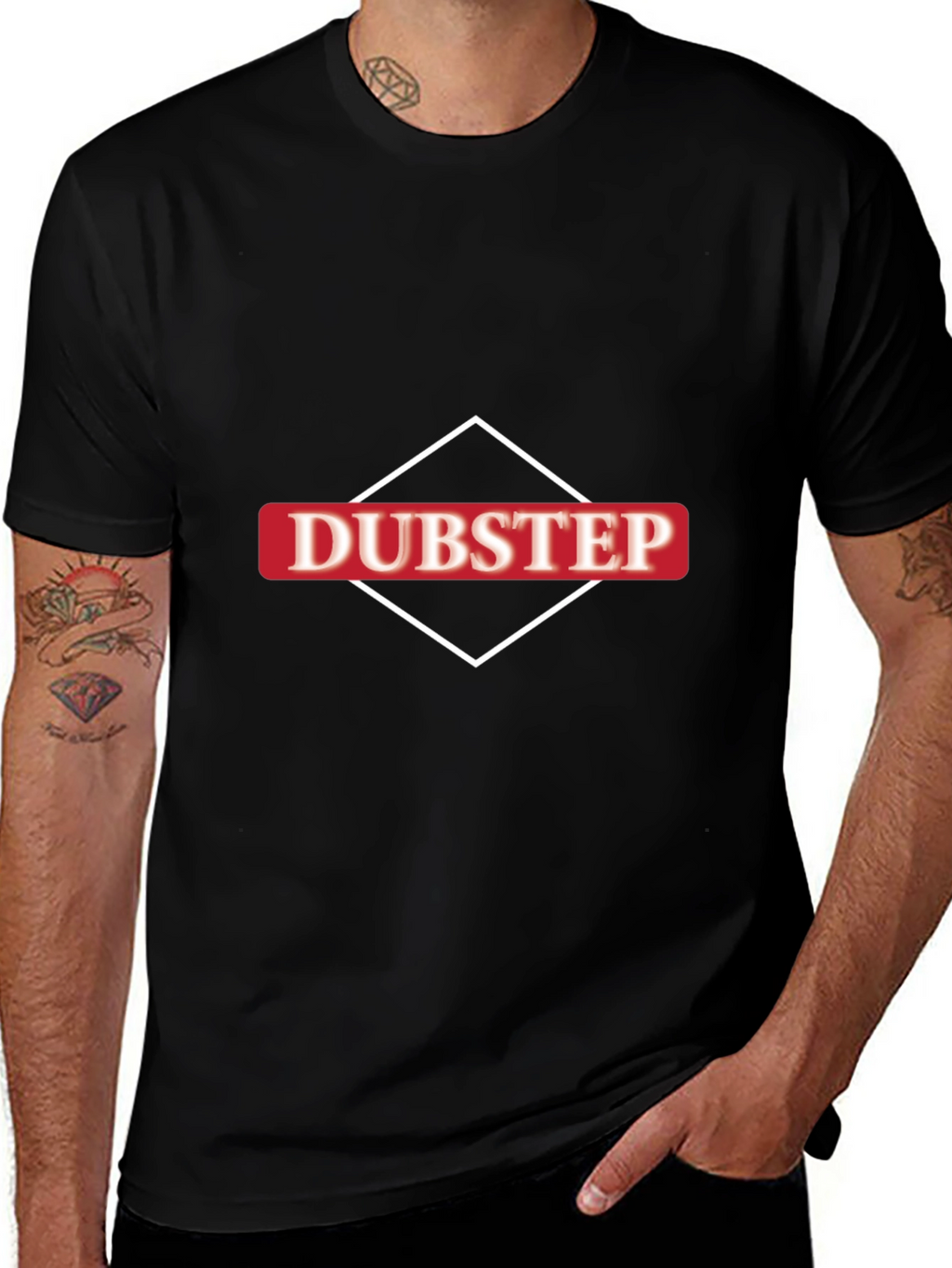 Dubstep Graphic Tee - Mens Black T-Shirt