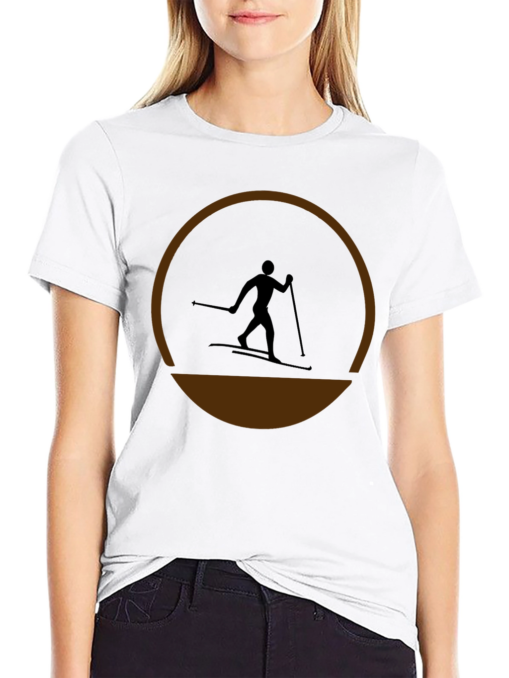 Ski Silhouette T-Shirt - Stylish Activewear