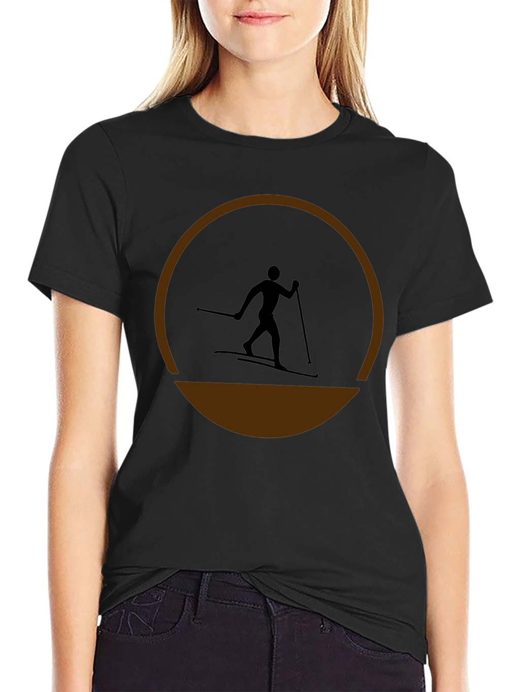 Ski Silhouette T-Shirt - Stylish Activewear