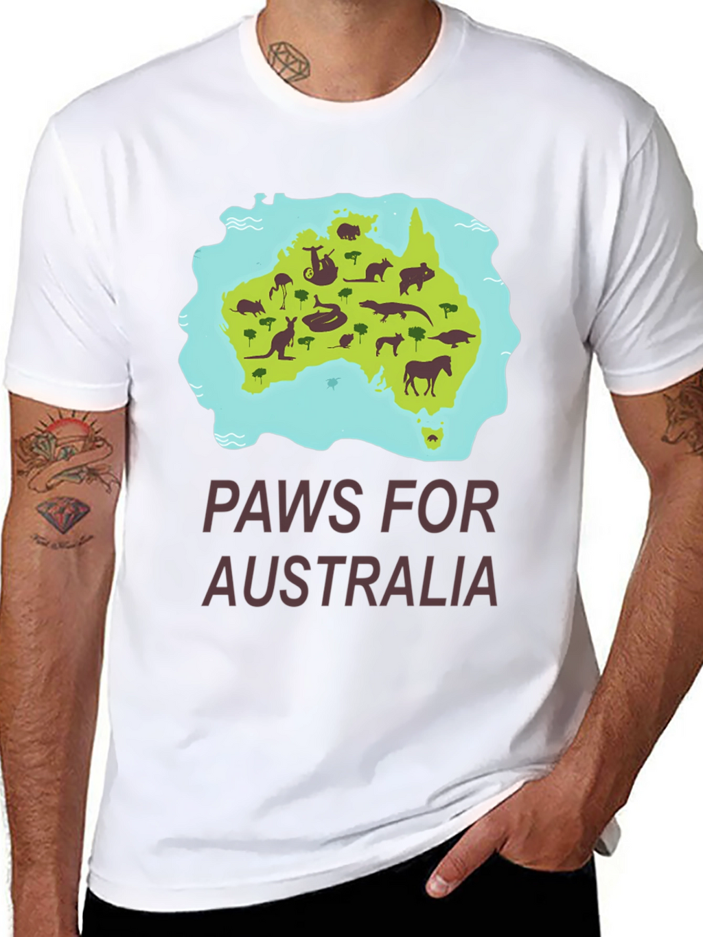 Paws for Australia Graphic Tee