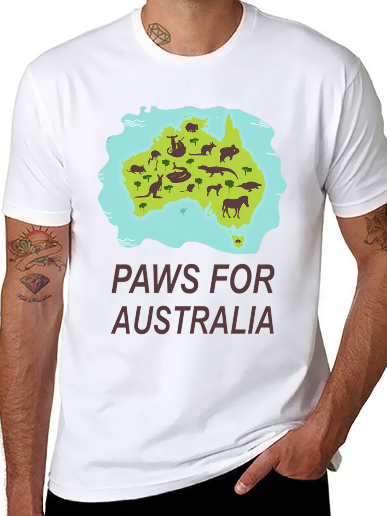 Paws for Australia Graphic Tee