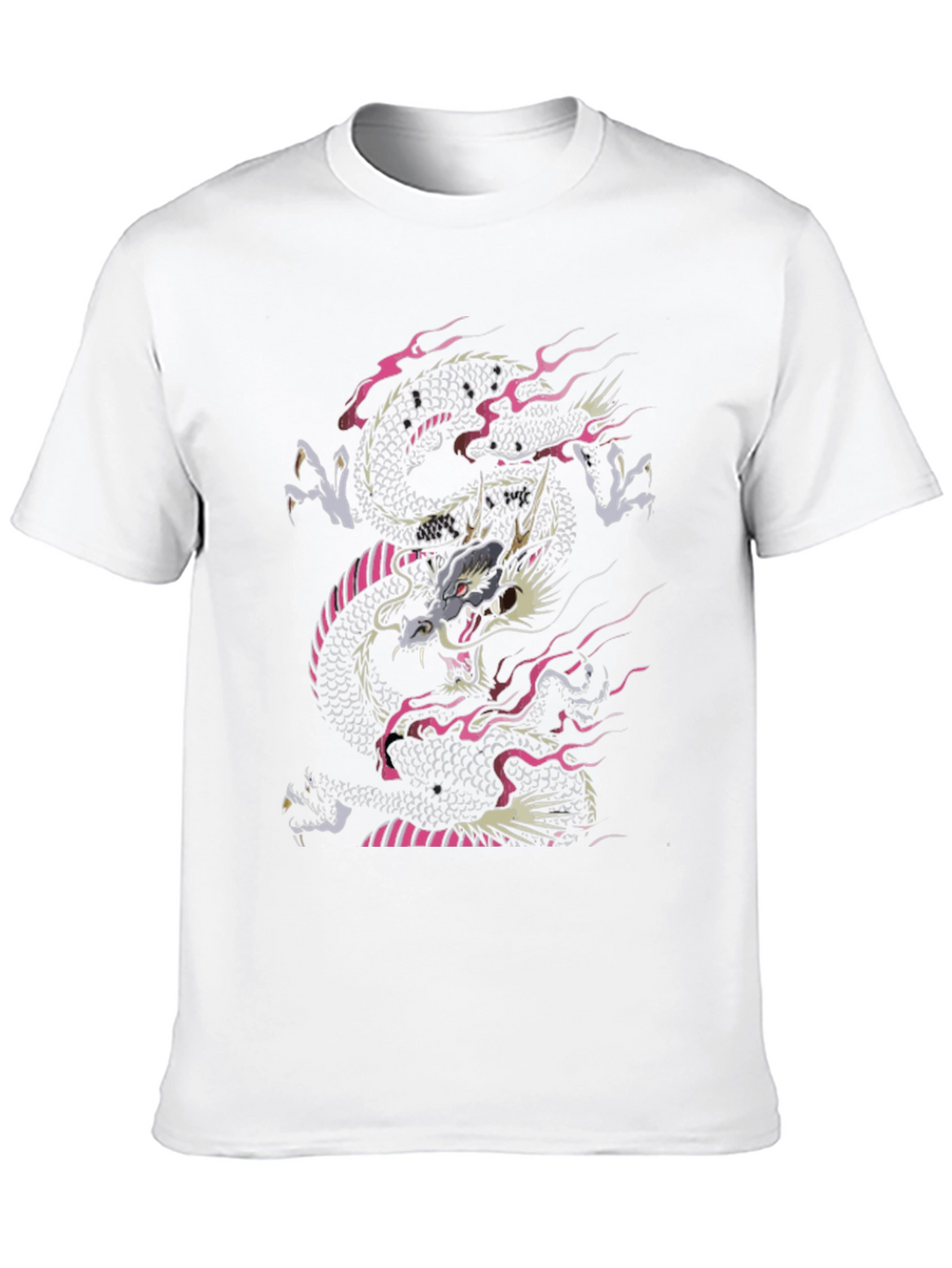 Dragon Print Black T-Shirt