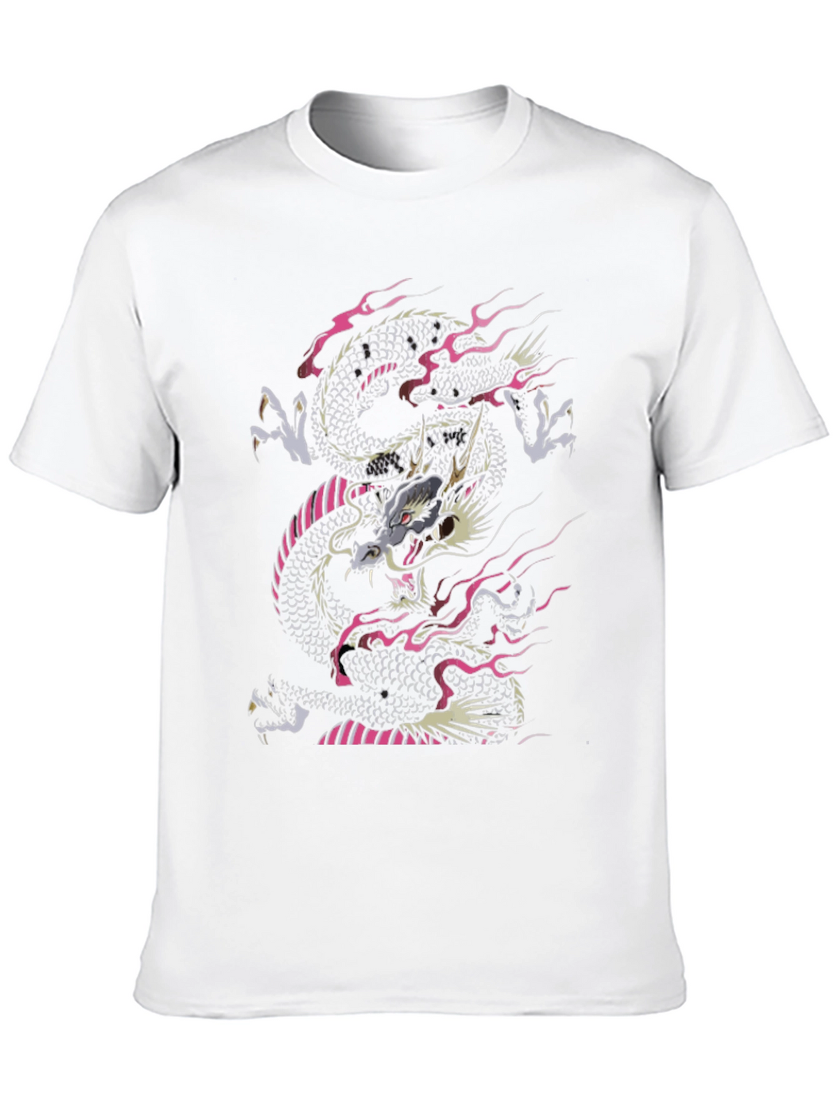 Dragon Print Black T-Shirt