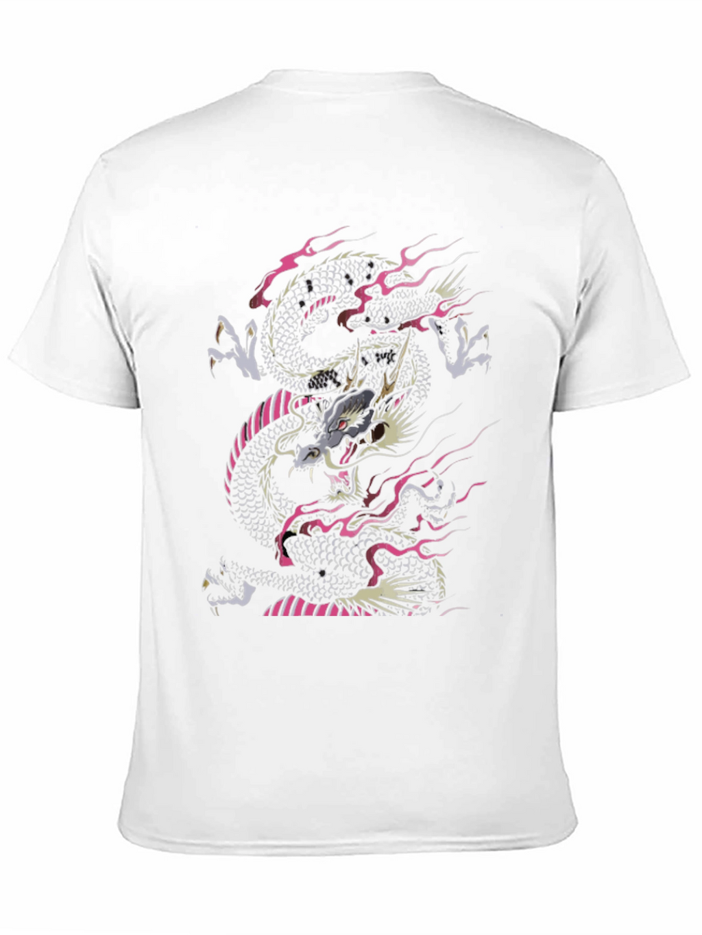 Dragon Print Black T-Shirt