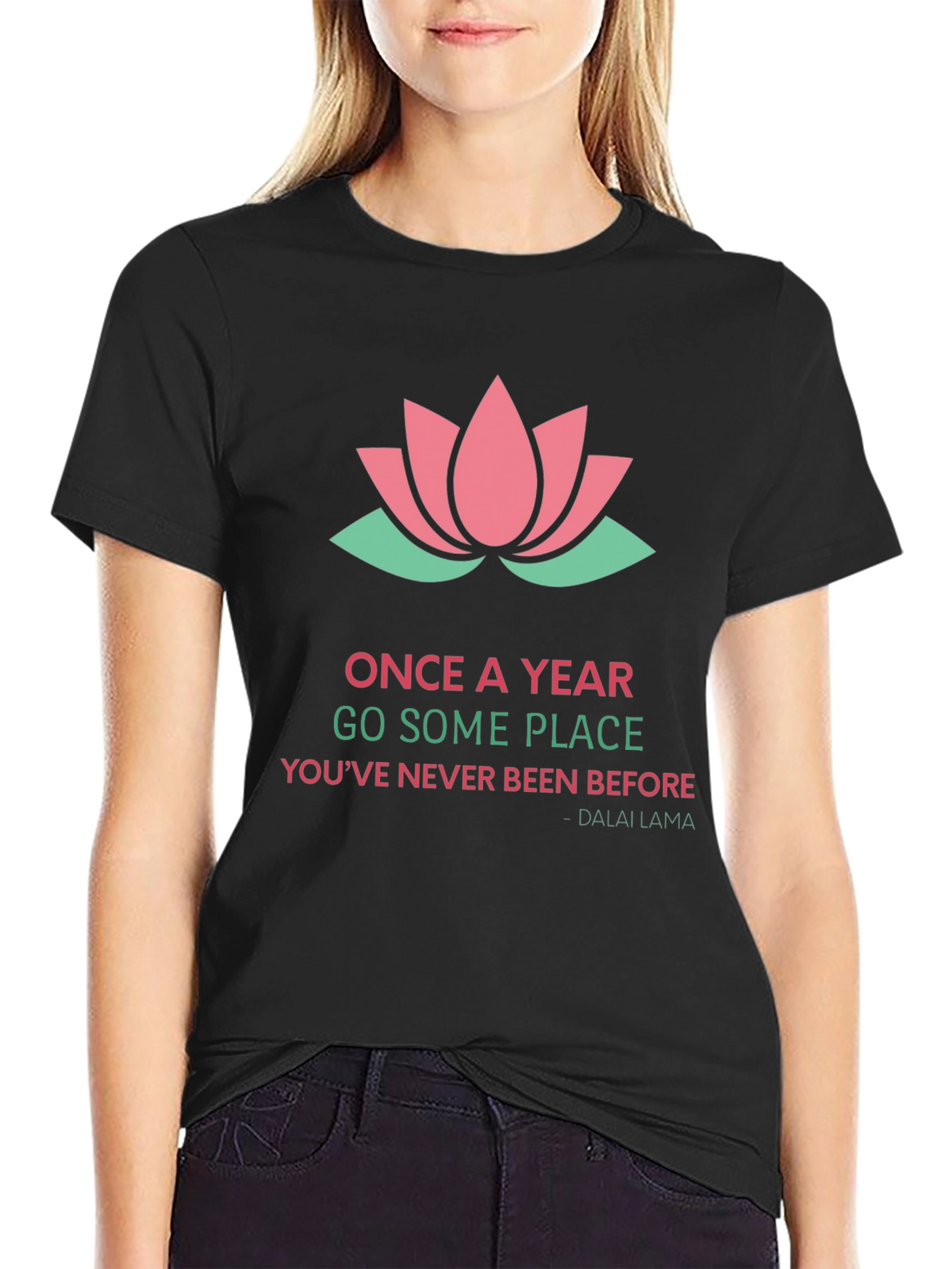Inspirational Lotus Graphic Tee