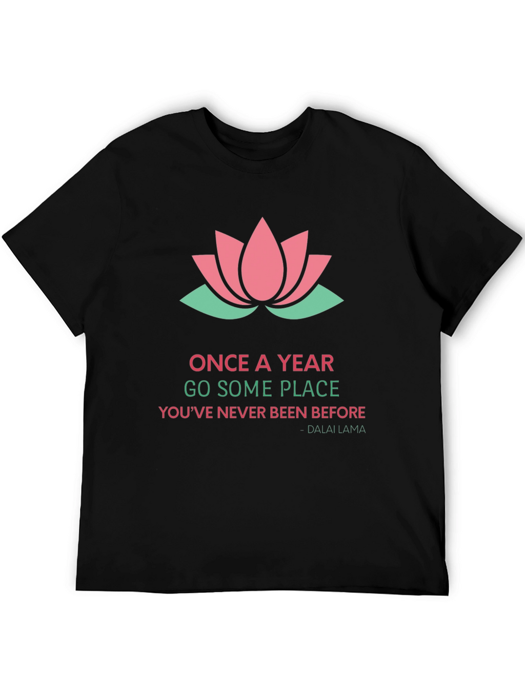 Inspirational Lotus Graphic Tee