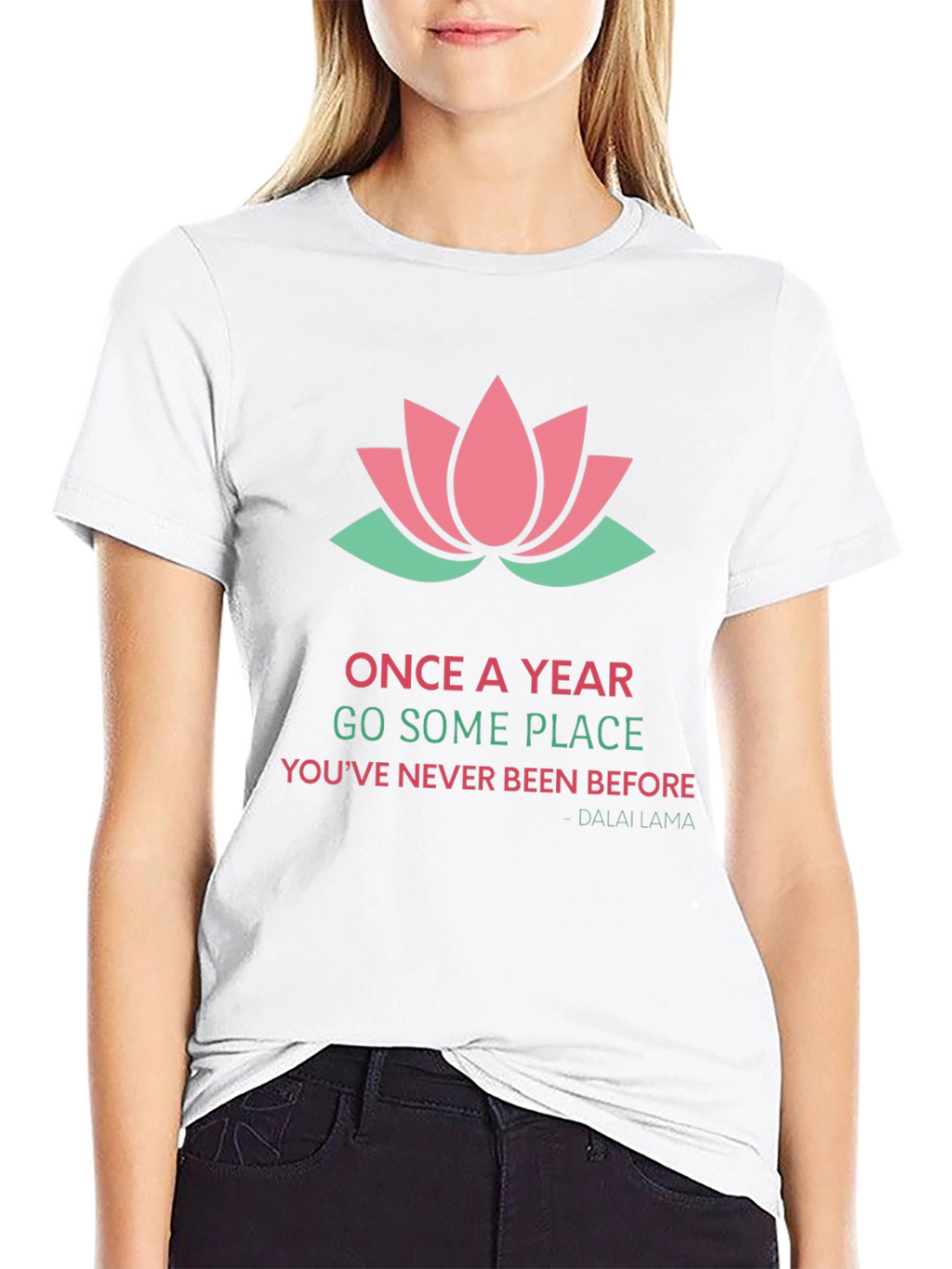 Inspirational Lotus Graphic Tee
