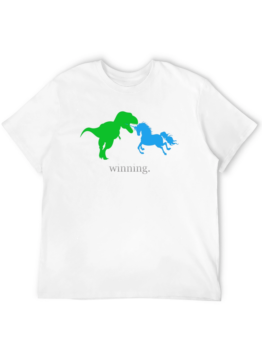 Winning Dinosaur vs Unicorn Graphic Tee