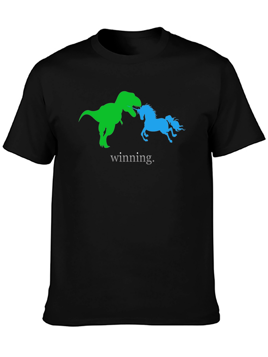 Winning Dinosaur vs Unicorn Graphic Tee