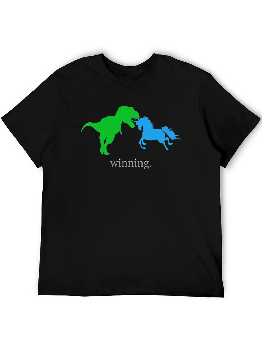 Winning Dinosaur vs Unicorn Graphic Tee