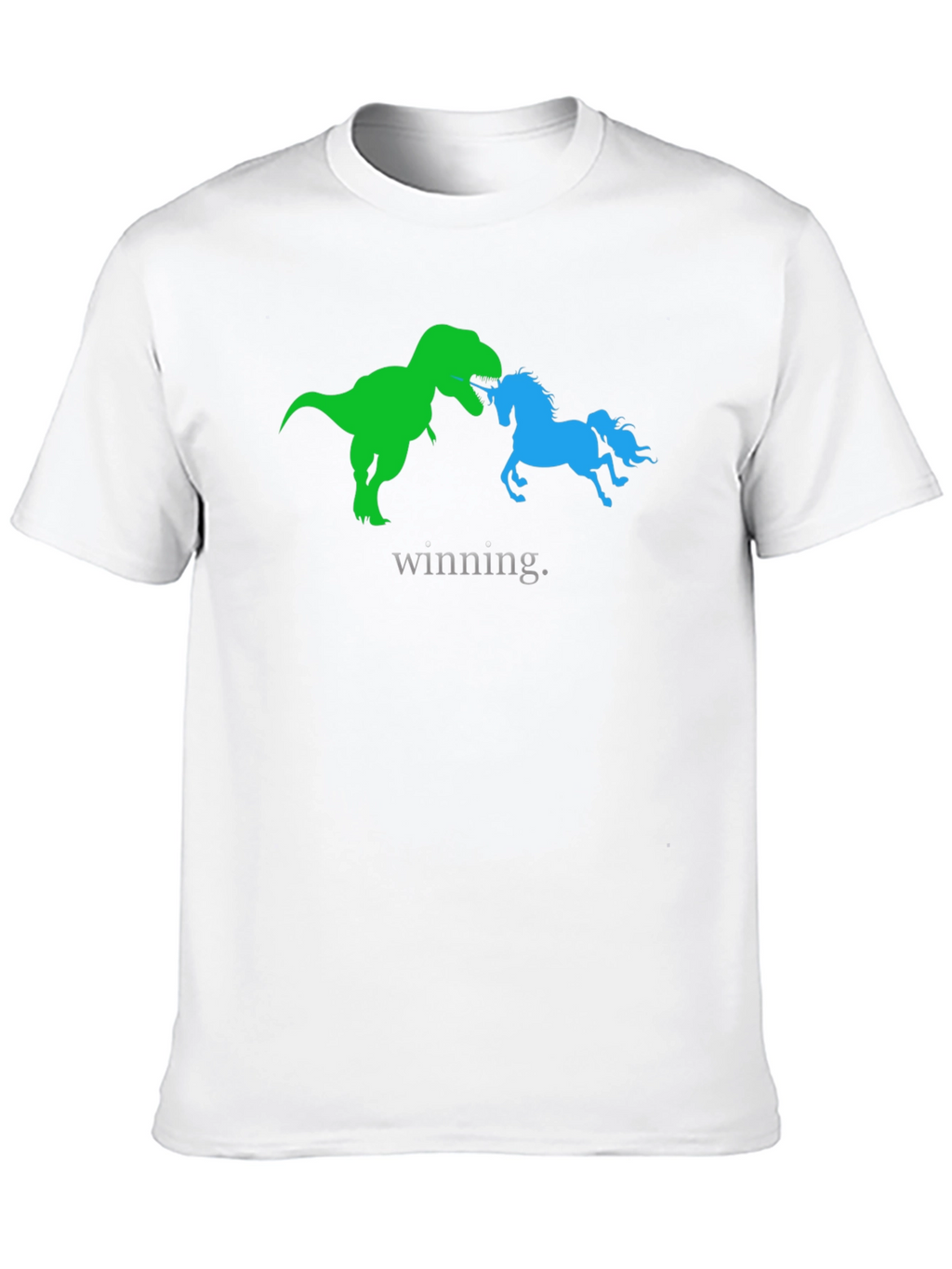Winning Dinosaur vs Unicorn Graphic Tee