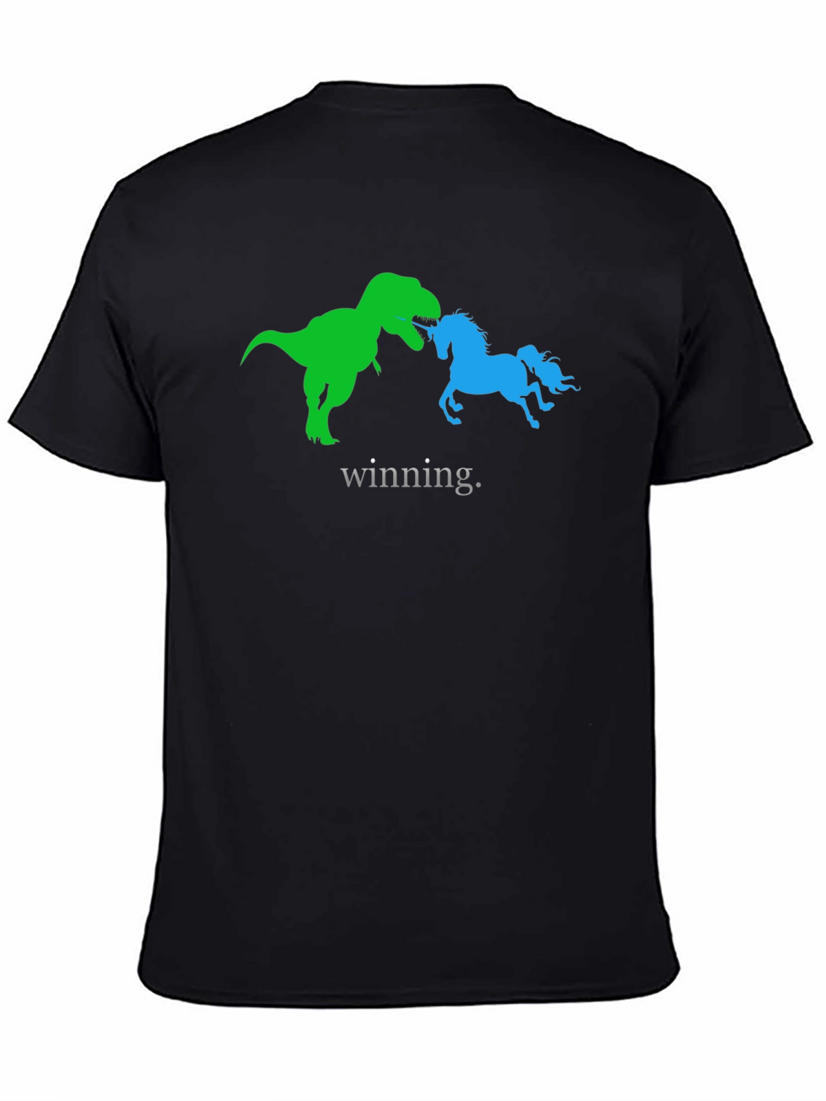 Winning Dinosaur vs Unicorn Graphic Tee