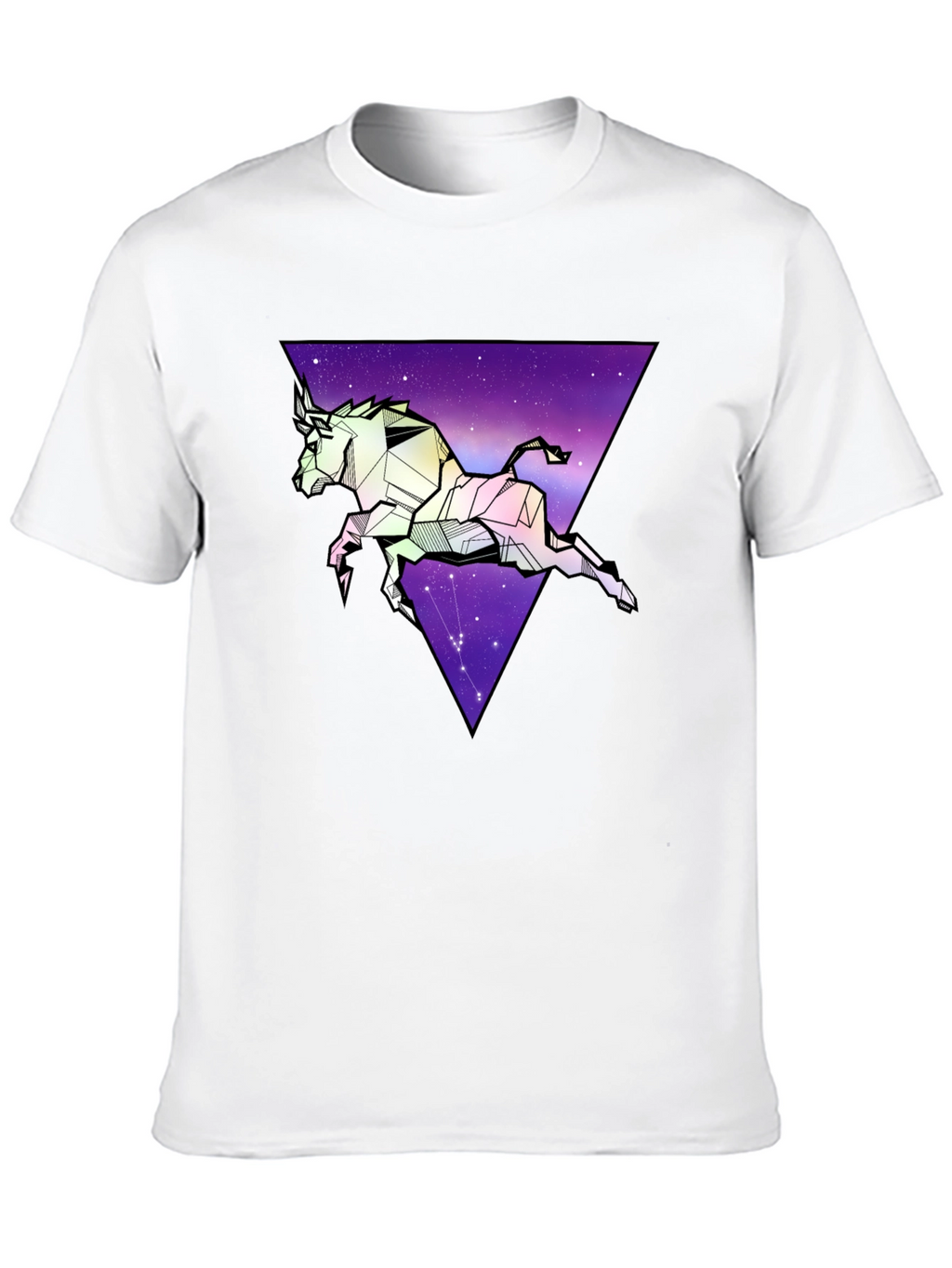 Geometric Taurus Graphic Tee - Zodiac Star Sign