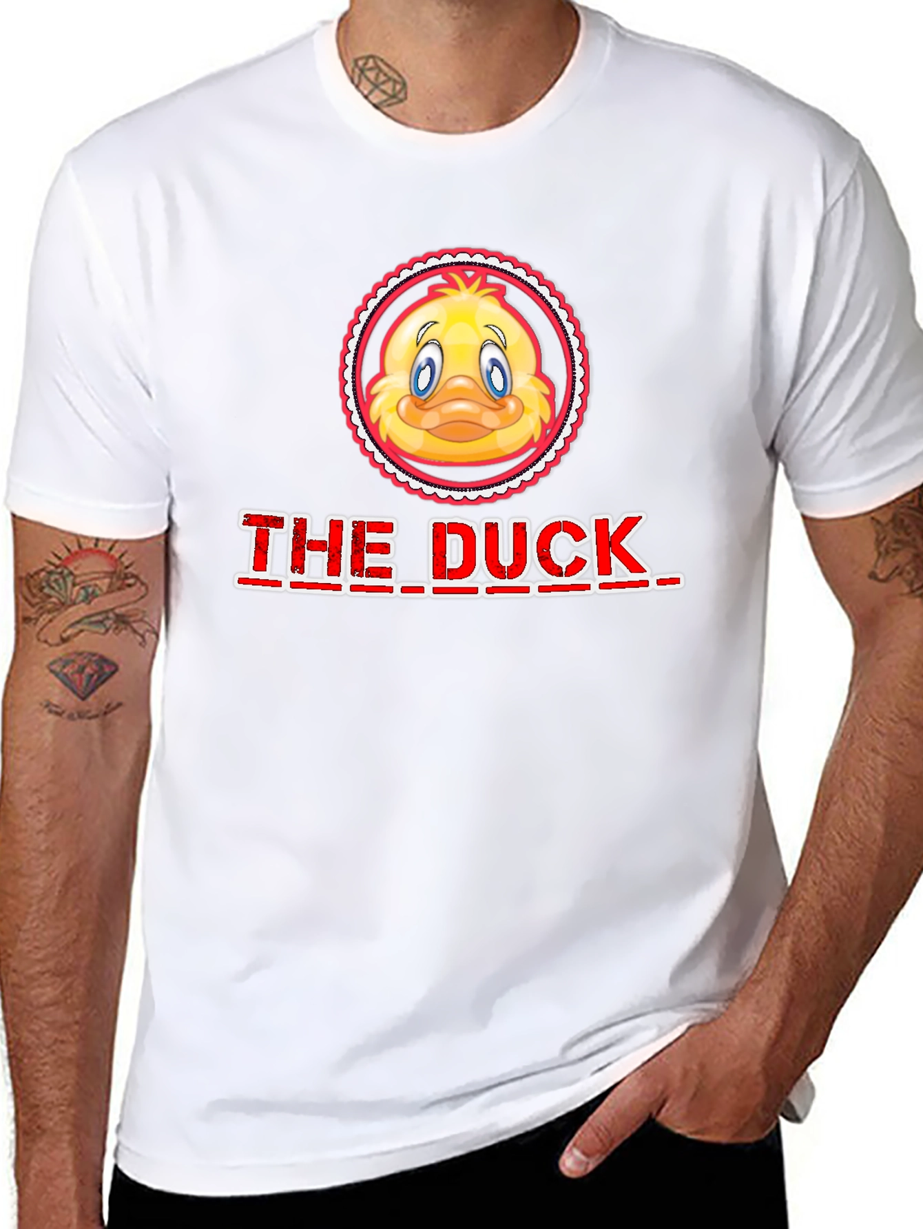 The Duck Graphic T-Shirt - Black Cotton Tee