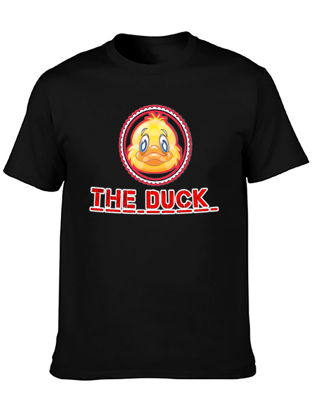 The Duck Graphic T-Shirt - Black Cotton Tee