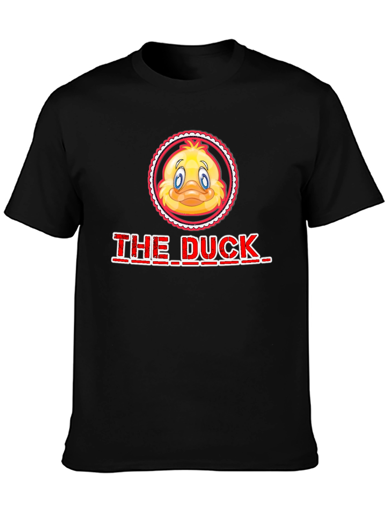 The Duck Graphic T-Shirt - Black Cotton Tee