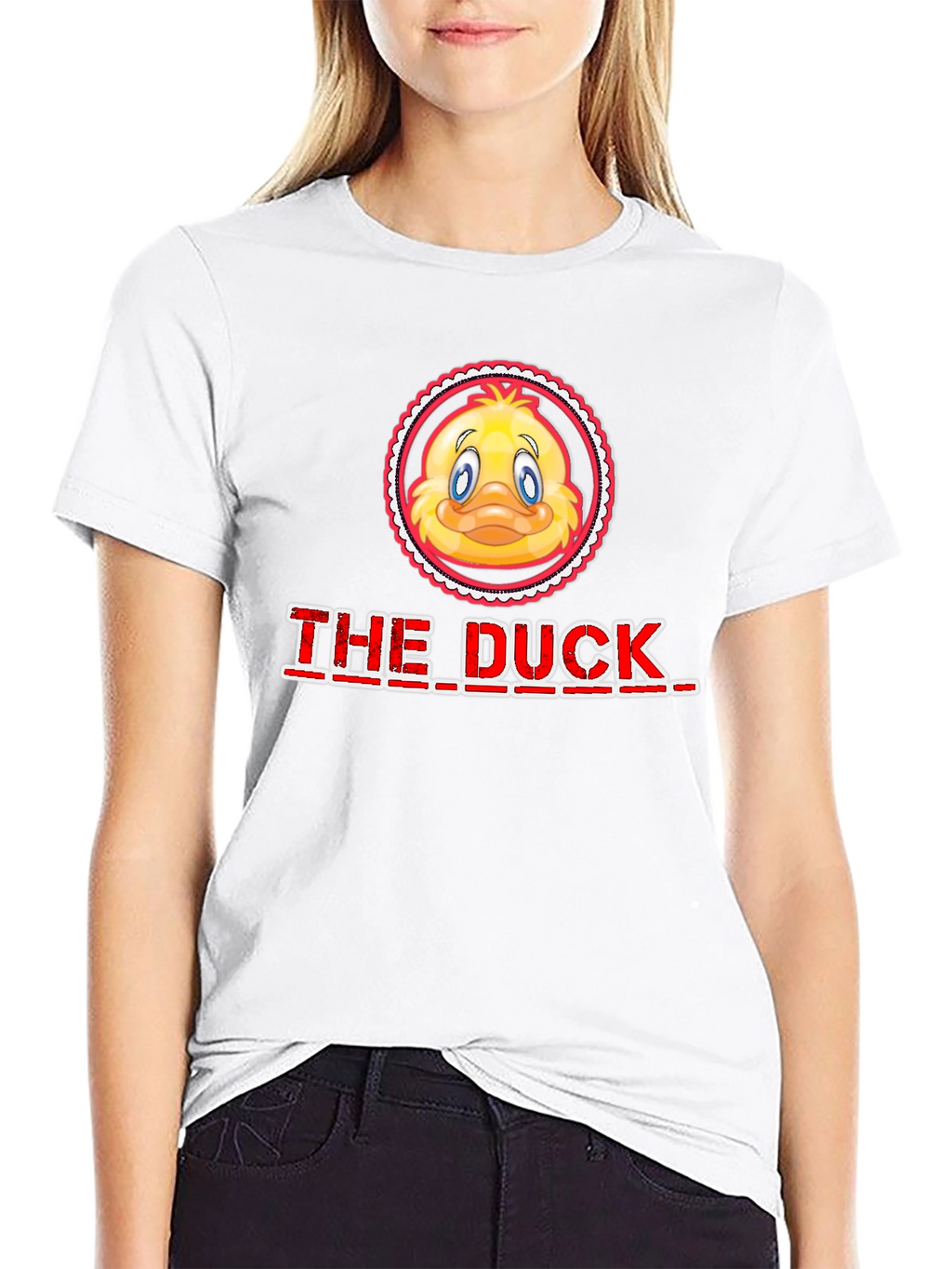 The Duck Graphic T-Shirt - Black Cotton Tee
