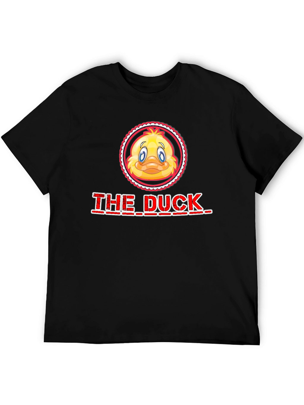 The Duck Graphic T-Shirt - Black Cotton Tee